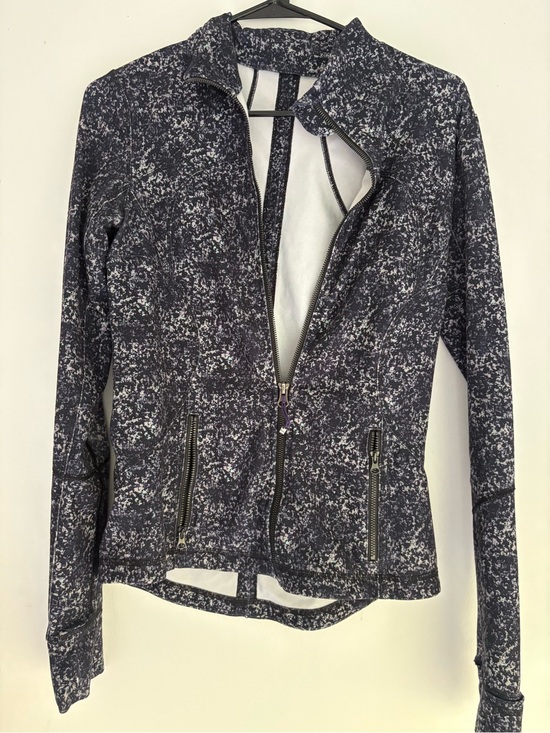 lululemon athletica Jackets & Blazers - lululemon athletica Navy Speckle Zip Jacket